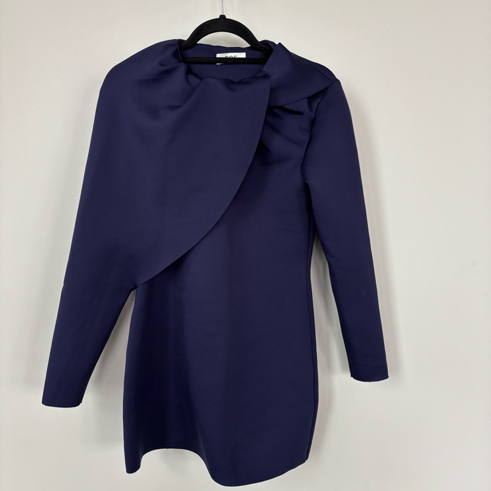 COS Asymmetric Mini Wrap‎ Dress Size S
